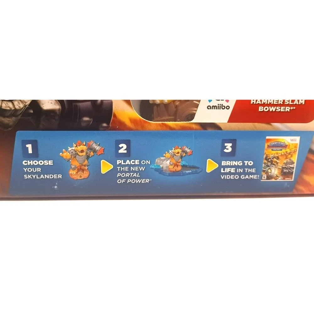 Skylanders SuperChargers Racing Starter Pack Wii NEW SEALED Bowser Amiibo Game